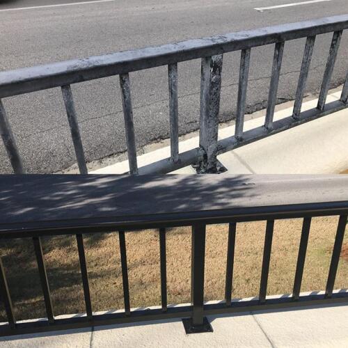 Electrostatic Refinishing Before and After